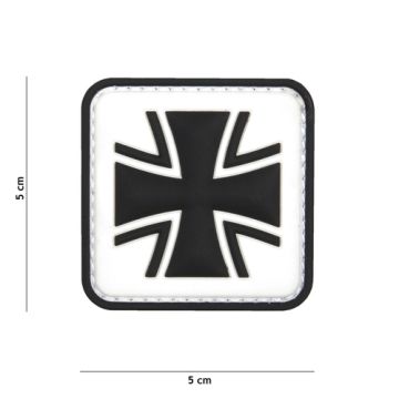 Rubber Patch Bundeswehr-Kreuz in Gr. 5 x 5 cm