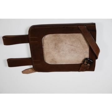 Feldspatenhülle - braun - REPRO - aus Leder - Nr. WH4368