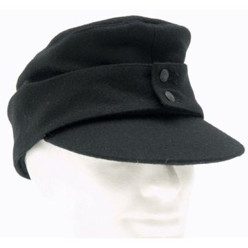 Panzer-Feldmütze M43 - REPRO - Schwarz