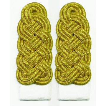 FELDMARSCHALL Schulterstücke auf Weiß Deutsch - ohne Lasche - REPRO - Art. WH4851 