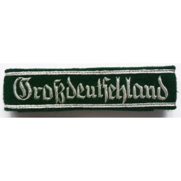 Ärmelband Großdeutschland - Druckschrift - dunkelgrün - REPRO - Art. WH5878