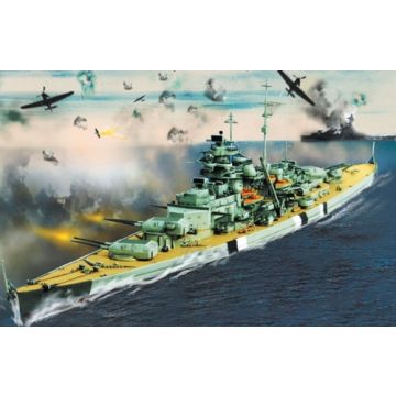 Deutsches Kriegsschiff - Maßstab 1:1000 - Bismarck, Polen 1941 - Nr. WK4160