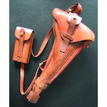 Anschlagschaft ARI 08 - mit Tasche und Beriemung - Repro - Nr. WK4343